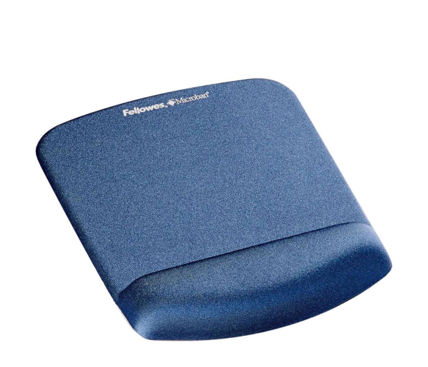FELLOWES Podkładka pod mysz i nadgarstek PlushTouch™ niebieska 9287302 - 1337119 - zdjęcie